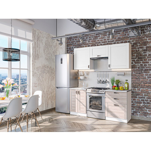 Лофт-05 Super White/Cappuccino Veralinga/Белый 2140*1800*600