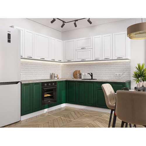 Дублин-02 Special White/Special Green 2140*2200/2400*600