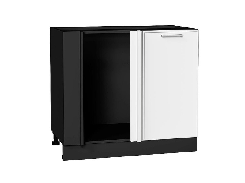 816*890*481 Шкаф нижний угловой Квадро Белый/Graphite