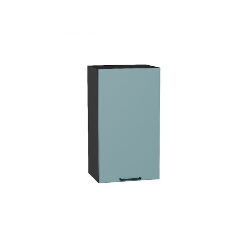 716*400* Шкаф верхний с 1-ой дверцей Флэт Grey-green In 2S Graphite