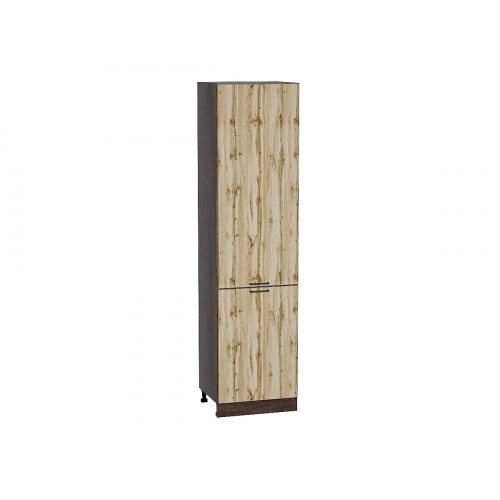 2336*600* Шкаф пенал с 2-мя дверцами Флэт Wotan Oak 2S Graphite