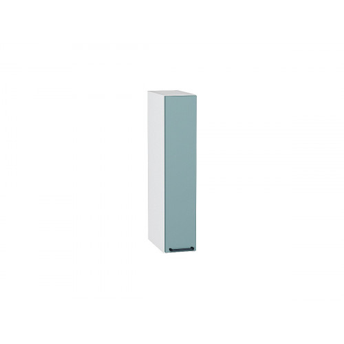 716*150* Шкаф верхний бутылочница Флэт Grey-green In 2S Белый