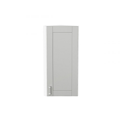 920*300*306Шкаф верхний торцевой Лофт Grey Silk/Белый