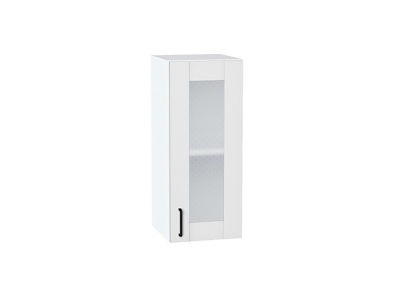 Кухня 716*300*Шкаф верхний с 1-ой остекленной дверцей Лофт Super White/Белый