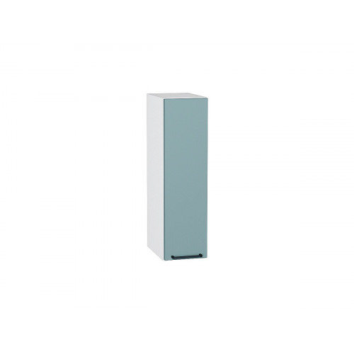 716*200* Шкаф верхний бутылочница Флэт Grey-green In 2S Белый