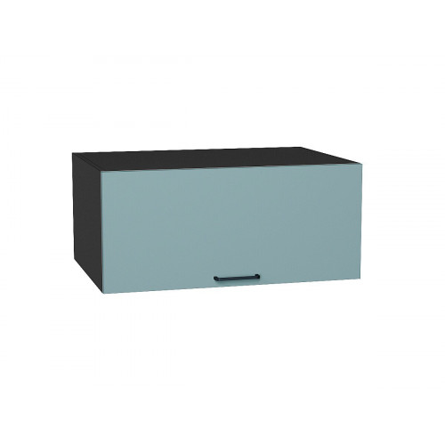 358*800* Шкаф верхний горизонтальный глубокий Флэт Grey-green In 2S Graphite