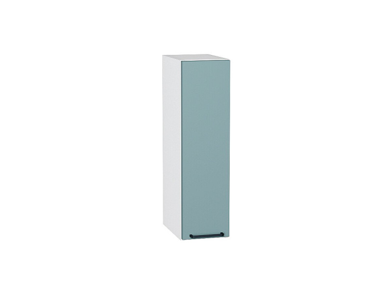 716*200* Шкаф верхний бутылочница Флэт Grey-green In 2S Белый
