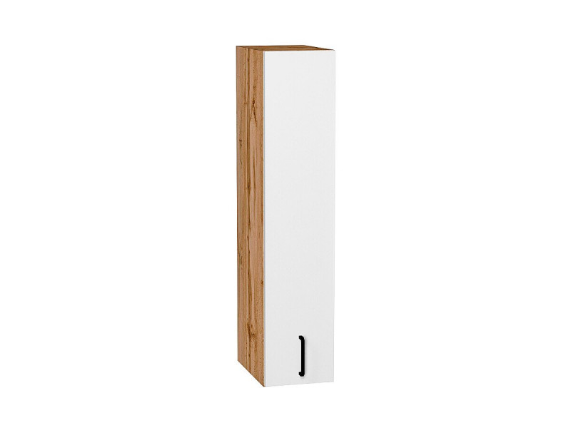 Кухня 920*200*Шкаф верхний бутылочница Лофт Super White/Дуб Вотан