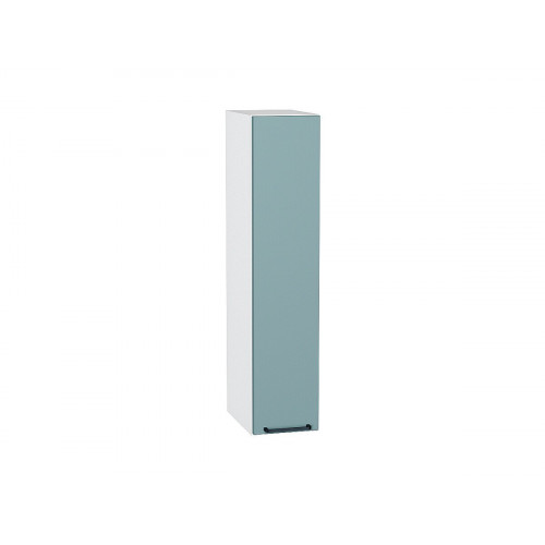 920*200* Шкаф верхний бутылочница Флэт Grey-green In 2S Белый