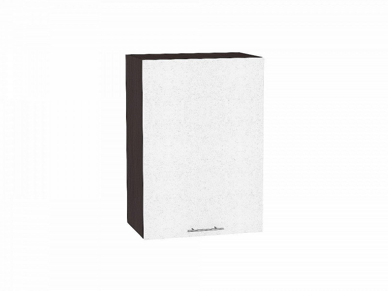 716*500* Шкаф верхний с 1-ой дверцей Валерия-М Белый металлик Graphite