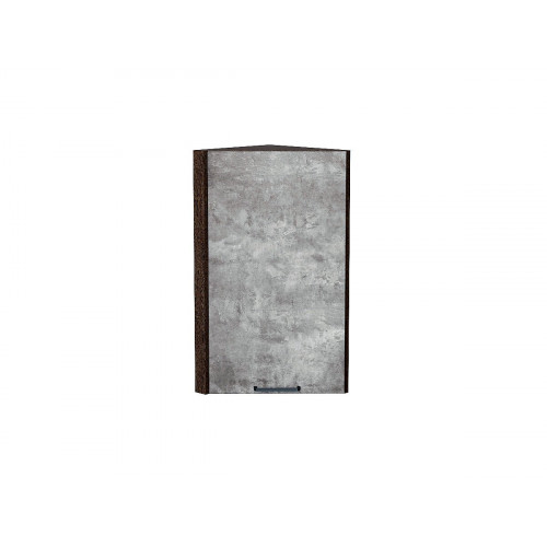716*300*306 Шкаф верхний торцевой Флэт Temple Stone 2S Graphite