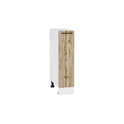 816*200* Шкаф нижний бутылочница Флэт Wotan Oak 2S Белый