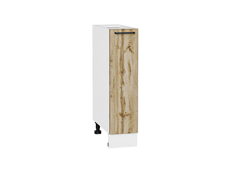 816*200* Шкаф нижний бутылочница Флэт Wotan Oak 2S Белый