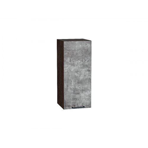 716*300* Шкаф верхний с 1-ой дверцей Флэт Temple Stone 2S Graphite