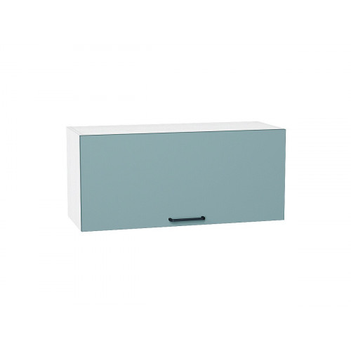 358*800* Шкаф верхний горизонтальный Флэт Grey-green In 2S Белый