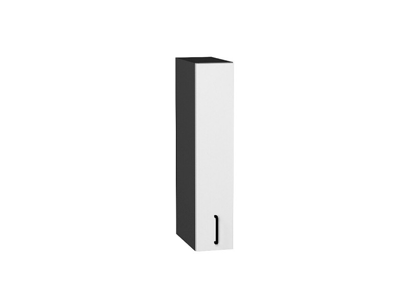 Кухня 716*150*Шкаф верхний бутылочница Лофт Super White/Graphite