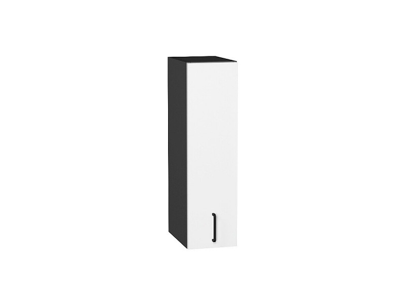 Кухня 716*200*Шкаф верхний бутылочница Лофт Super White/Graphite