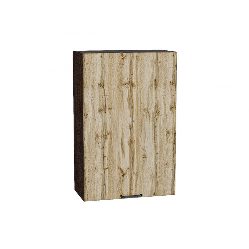 920*600* Шкаф верхний с 1-ой дверцей Флэт Wotan Oak 2S Graphite
