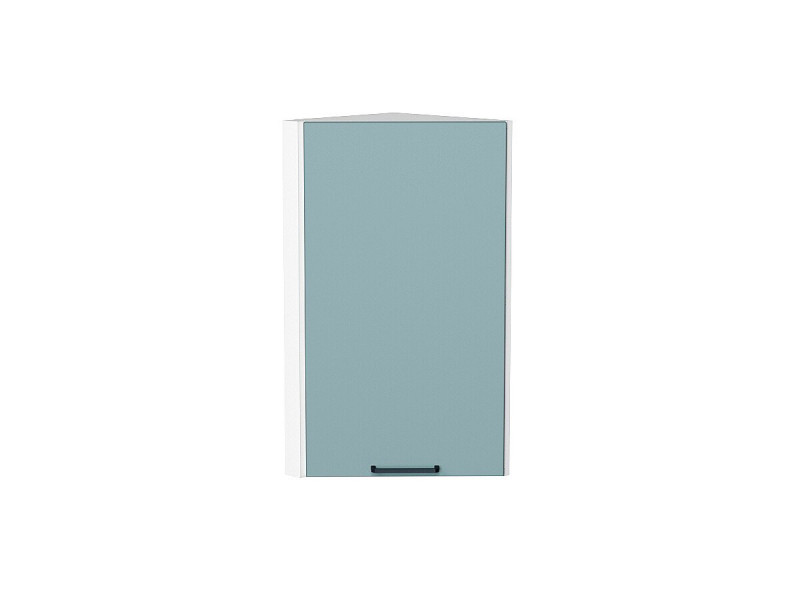 716*300*306 Шкаф верхний торцевой Флэт Grey-green In 2S Белый