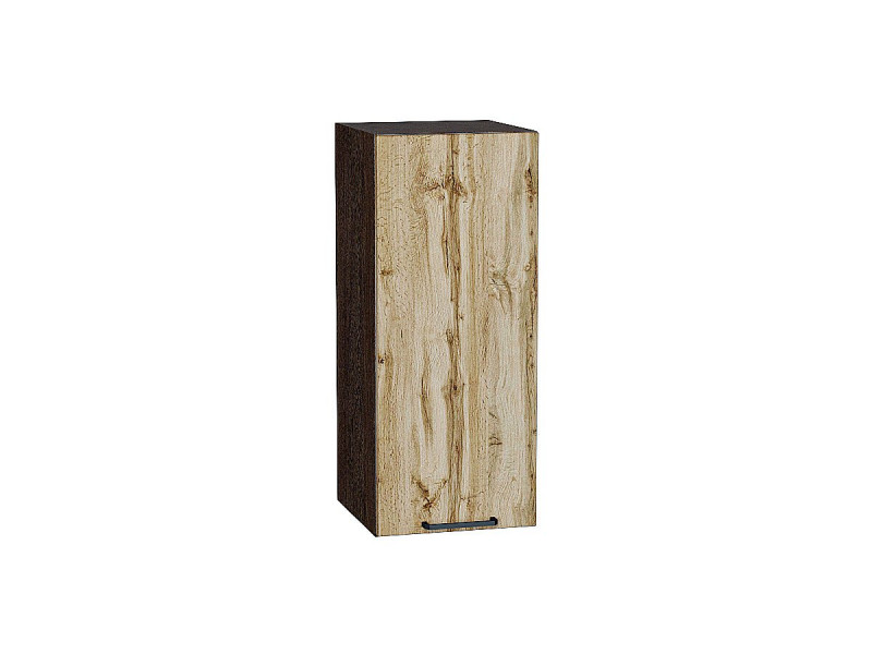 716*300* Шкаф верхний с 1-ой дверцей Флэт Wotan Oak 2S Graphite
