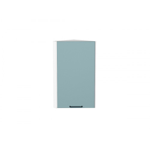 716*300*306 Шкаф верхний торцевой Флэт Grey-green In 2S Белый