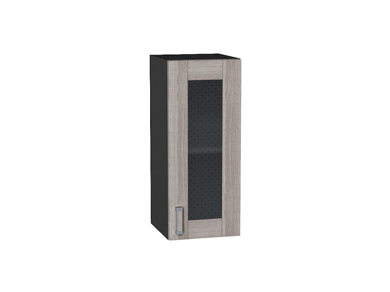 Кухня 716*300*Шкаф верхний с 1-ой остекленной дверцей Лофт Cappuccino Veralinga/Graphite