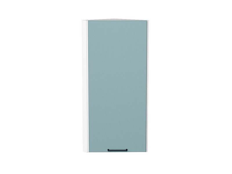 920*300*306 Шкаф верхний торцевой Флэт Grey-green In 2S Белый