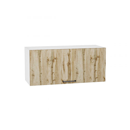 358*800* Шкаф верхний горизонтальный Флэт Wotan Oak 2S Белый