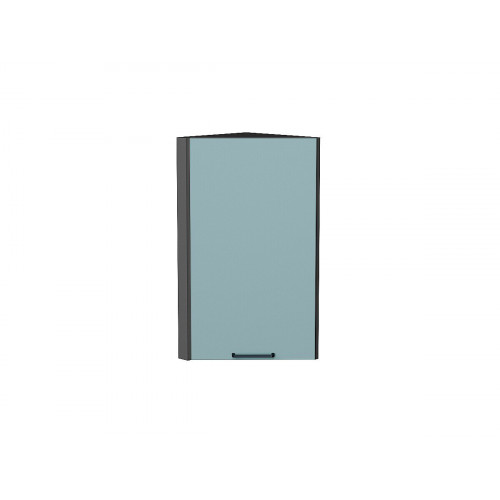 716*300*306 Шкаф верхний торцевой Флэт Grey-green In 2S Graphite
