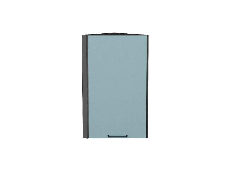 716*300*306 Шкаф верхний торцевой Флэт Grey-green In 2S Graphite