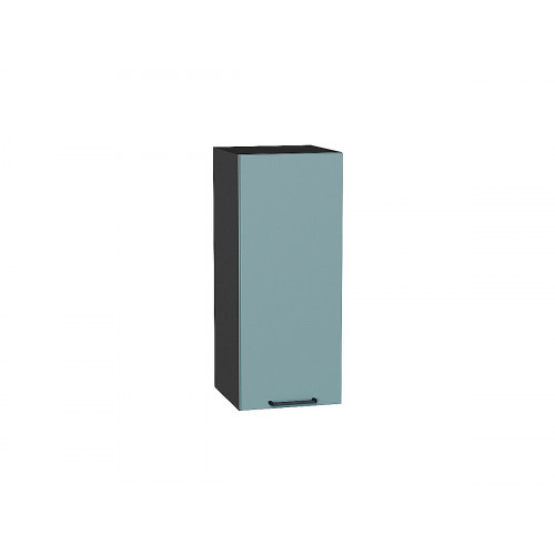 716*300* Шкаф верхний с 1-ой дверцей Флэт Grey-green In 2S Graphite