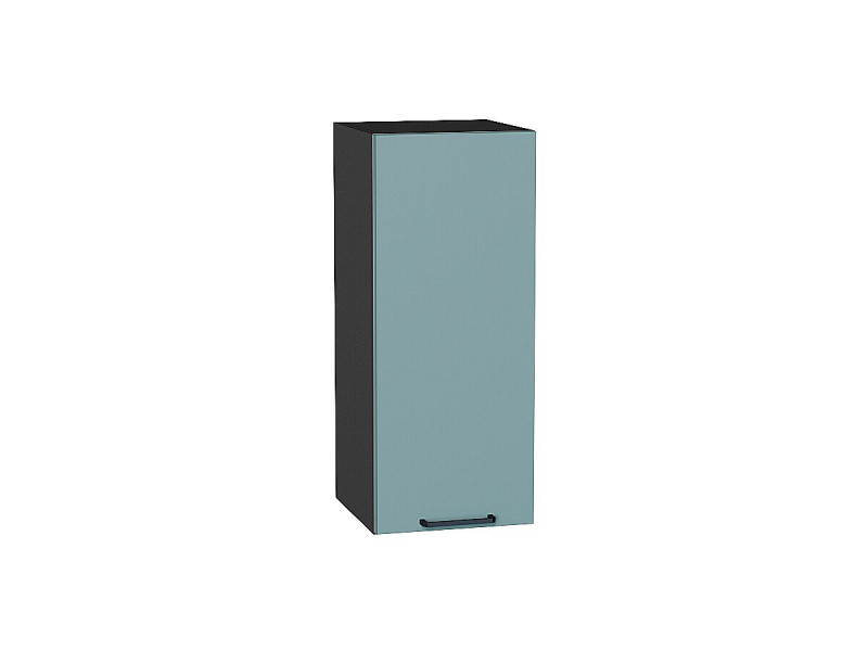 716*300* Шкаф верхний с 1-ой дверцей Флэт Grey-green In 2S Graphite